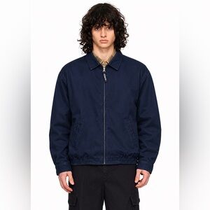 Vintage CHAPS Ralph Lauren - Navy Harrington Golf Jacket Zip-Up Lightweight Coat